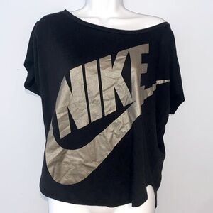 Nike workout shirt. Medium. Black with gray Nike.